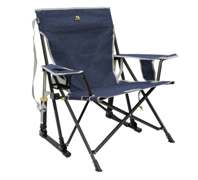 GCI Outdoor Kickback Rocker Foldable Rocking Camp Chair